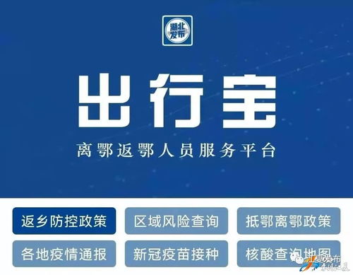 重磅更新 出行宝 离鄂返鄂人员服务平台
